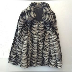 Dennis Basso faux fur coat